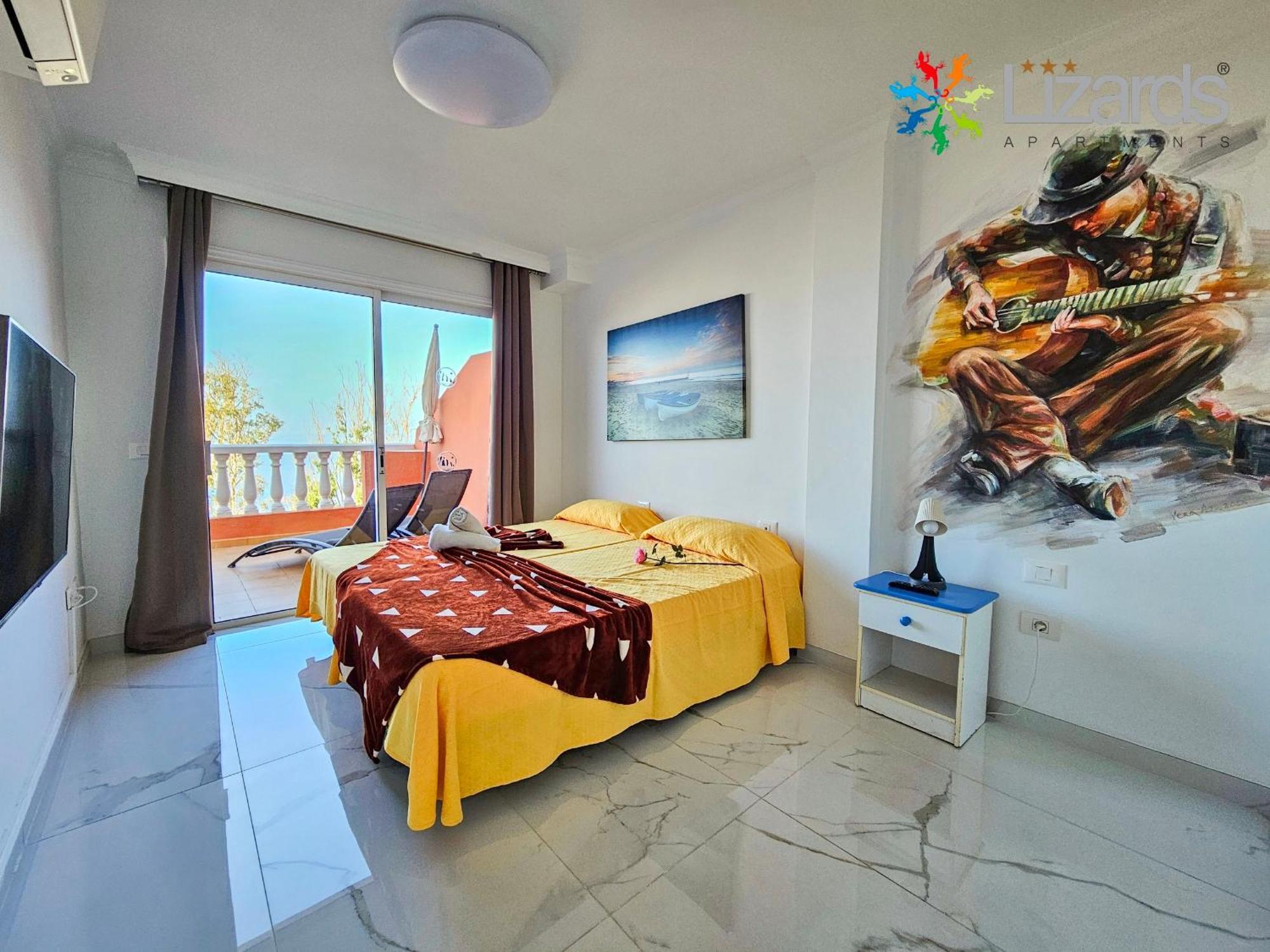 7Lizards - Ocean View Apartments Puerto de Santiago  Ngoại thất bức ảnh