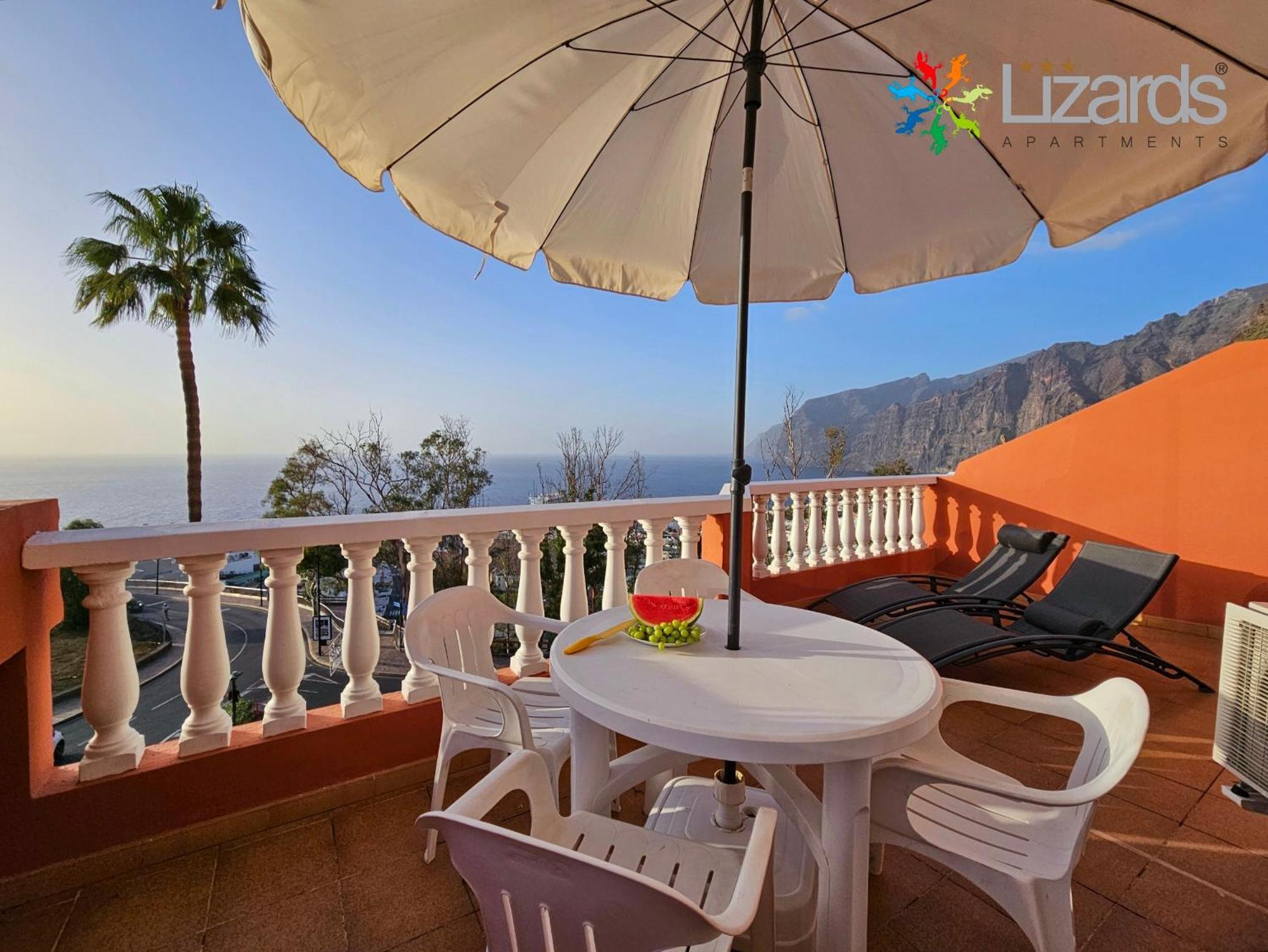 7Lizards - Ocean View Apartments Puerto de Santiago  Ngoại thất bức ảnh