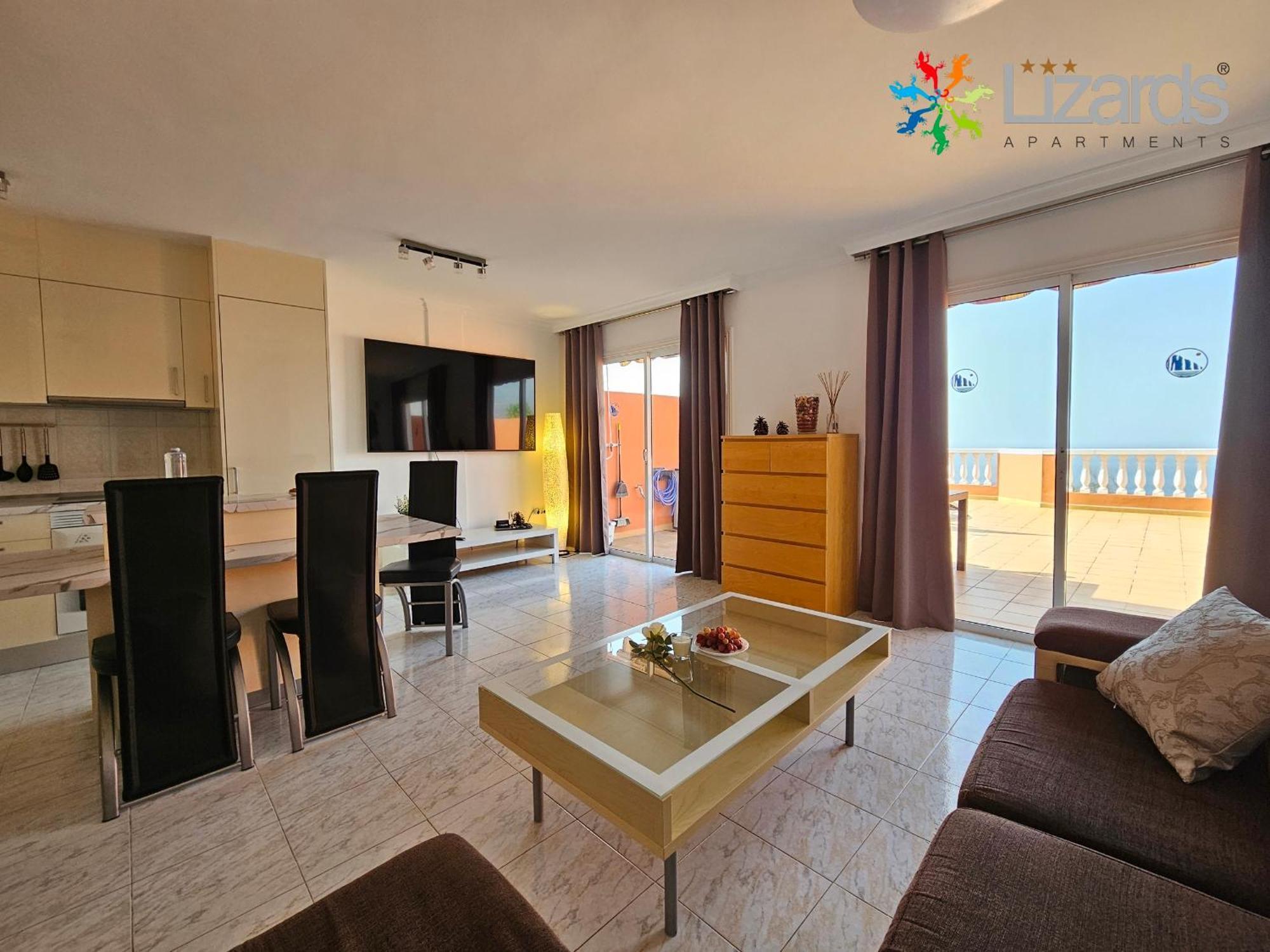 7Lizards - Ocean View Apartments Puerto de Santiago  Ngoại thất bức ảnh