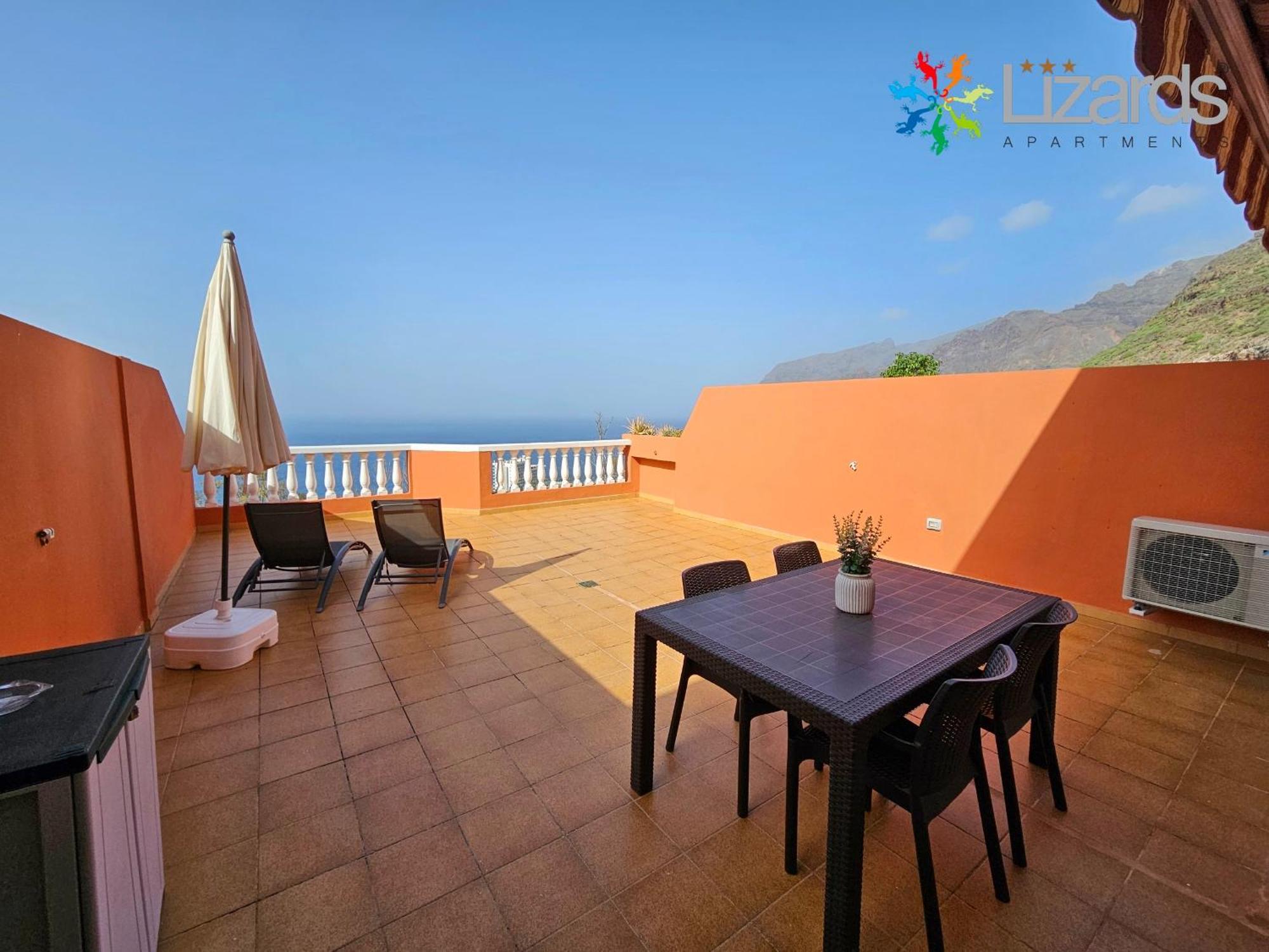 7Lizards - Ocean View Apartments Puerto de Santiago  Ngoại thất bức ảnh