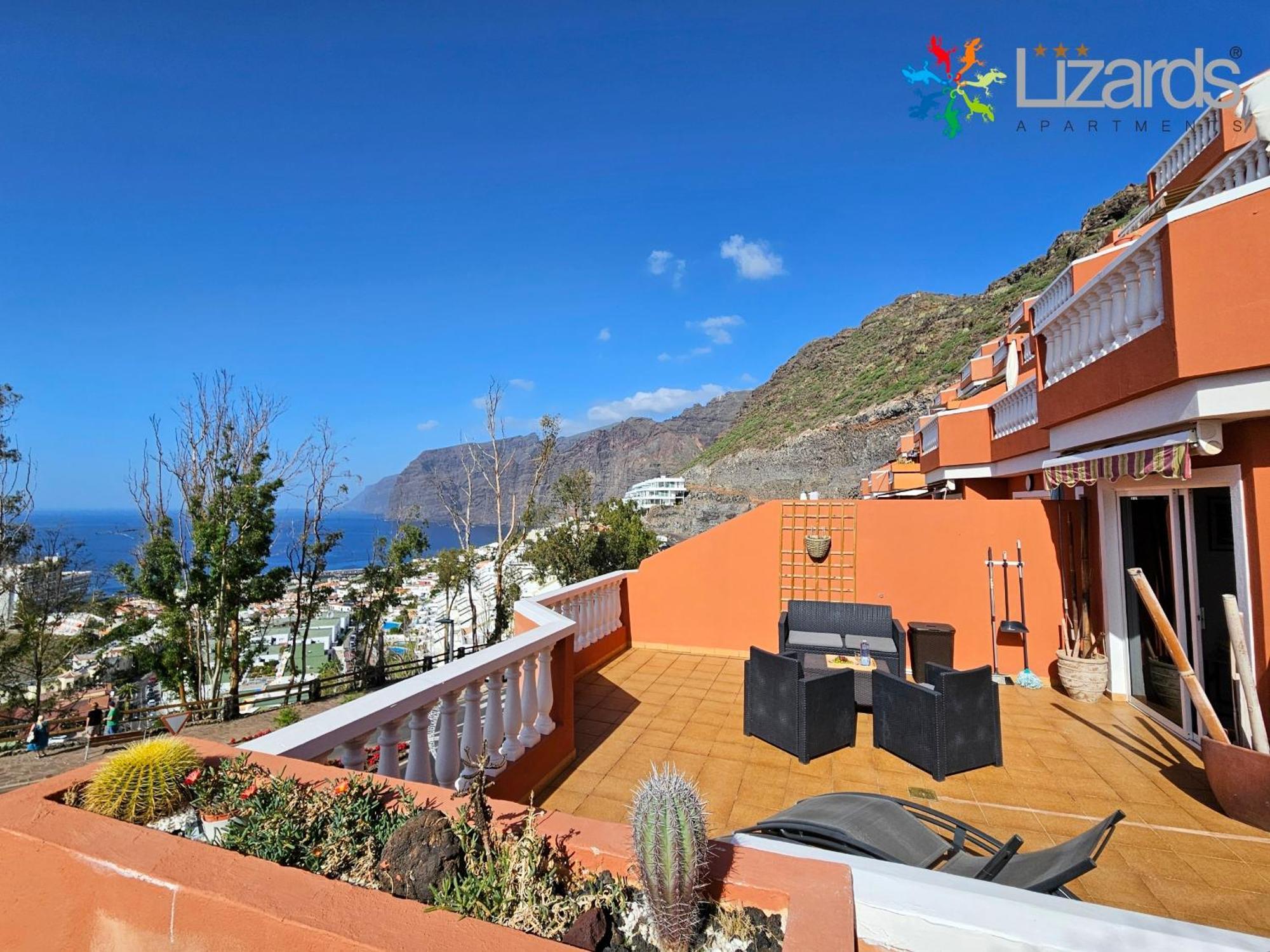 7Lizards - Ocean View Apartments Puerto de Santiago  Ngoại thất bức ảnh
